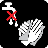 Handle with dry hands